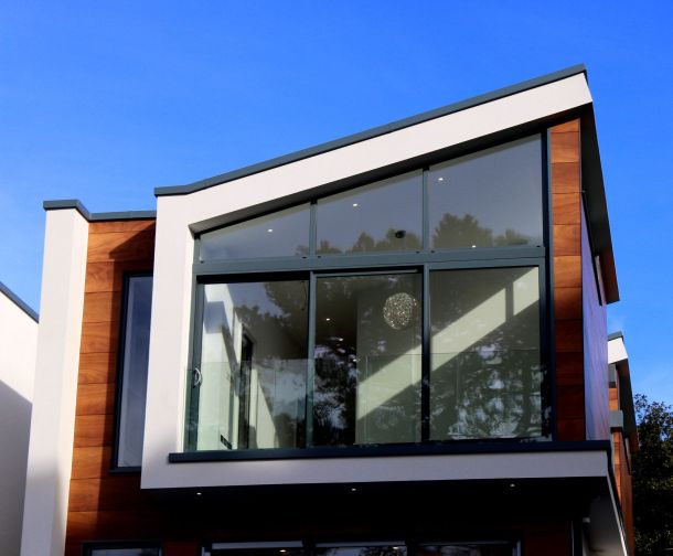 casa moderna energeticamente efficiente