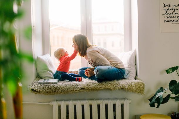 madre figlia a casa