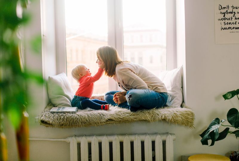 madre figlia a casa